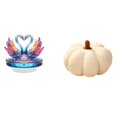 thumbnail image 1 of Conjunto de estatua de escultura de cisne, adorno de cisne, cojín de calabaza, figura decorativa de animal, cojín de material acrílico, adecuado para, 1 of 8