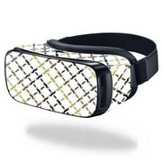 MightySkins SAGEVR-Mustache Skin for Samsung Gear VR Original Wrap Cover Sticker - Mustache