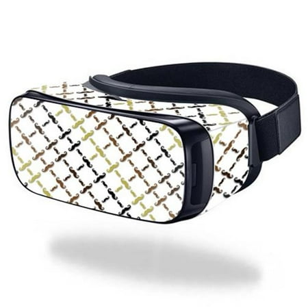 MightySkins SAGEVR-Mustache Skin for Samsung Gear VR Original Wrap Cover Sticker - Mustache