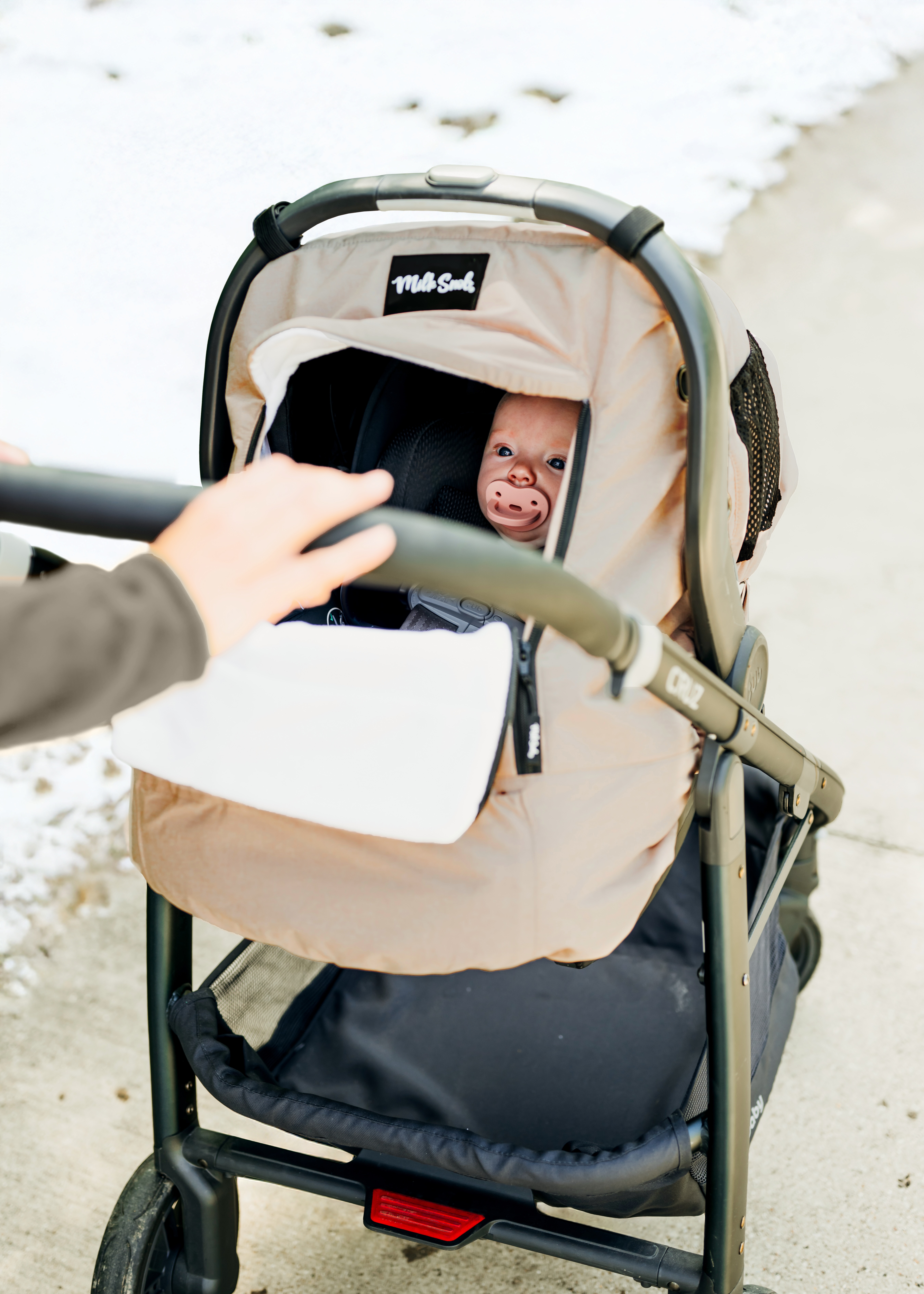 Fawn Winter Car Seat Cover