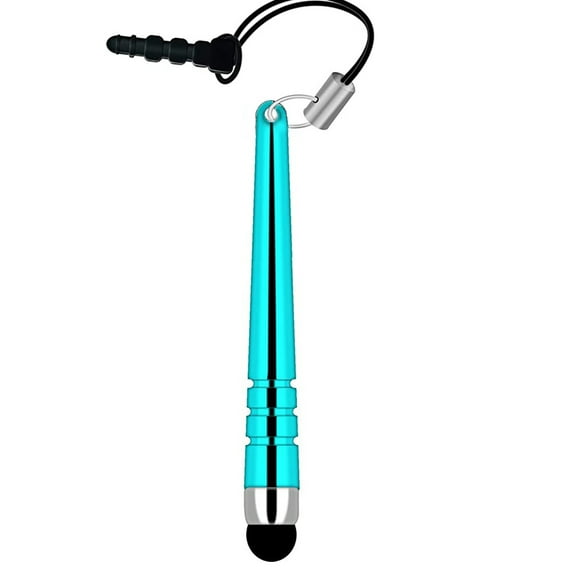 Touch Pen Blue Stylus for Samsung Galaxy S24 FE - Aluminum Compact for Galaxy S24 FE