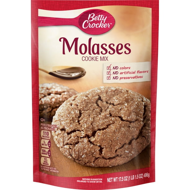 Betty Crocker Molasses Cookie Mix, 17.5 oz Box