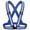 Blue, variant on GASTROPOD Reflective Vest High-Visibility Easy Slip-On Buckle 1.5cm Reflective Strap Safety Vest Adjustable Shoulder Straps for Night Running Reflective Running Gear 10x19x6cm,Black