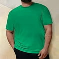 thumbnail image 4 of NIEWTR Men's Big and Tall T Shirts Lounge T-Shirt Long Sleeve Lightweight Casual Home Comfort Layering Tee(A01-Green,3XL), 4 of 5