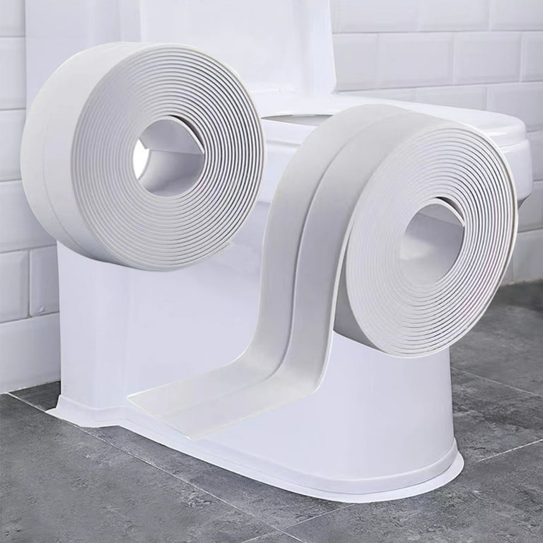 2 Packs Caulk Tape Waterproof Self Adhesive, Bathtub Caulk Strip Sealant  Tape Sealing Strip for Kitchen Countertop, Sink, Bathroom, Toilet, Floor  Wall Edge Protector(White Marble 10.5Ft X 1.5In): : Industrial &  Scientific