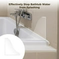 2PCS Shower Splash Guards, Removable Bathtub Water Splash Guards