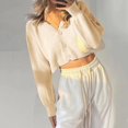 thumbnail image 2 of Vedolay Cardigans for Women Long Sleeve Knit Coat Open Front Cardigan Sweaters Outerwear White,One Size, 2 of 5