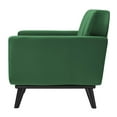 thumbnail image 2 of Tufted Armchair Accent Chair, Velvet, Green, Modern Contemporary Urban Design, Living Lounge Room Hotel Lobby Hospitality, 2 of 7