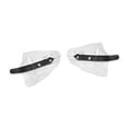 thumbnail image 3 of jiaping 2x Handlebar Wind Deflector Universal Wind Motorbike Hand Protector Clear and Black, 3 of 9