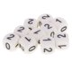 thumbnail image 1 of Set de 10 Piezas Dados D6 16mm Numerales 0 1 2 Sunnimix, 1 of 5