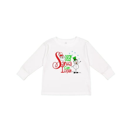 

Inktastic Dear Santa I Can Explain Cute Snowman and Snowflakes Gift Toddler Boy or Toddler Girl Long Sleeve T-Shirt