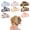 Pattern, variant on Hair Claw Clips 8 Pack, Tortoise Shell Pattern Rectangle Hair Barrettes, 3 Inch Non Slip Hair Clips for Women Thin & Thick Hair