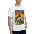 thumbnail image 2 of Bingfone Fall Village Scenery Men'S Loose Fit Short-Sleeve Pocket T-Shirt, 2 of 7