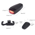 thumbnail image 2 of Luz trasera inteligente para bicicleta recargable por USB con alarma inalámbrica y control remoto para andar en bicicleta de montaña o de carretera de forma segura, 2 of 8