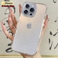 thumbnail image 4 of Funda de teléfono transparente con purpurina ostentosa de lujo para iPhone 15, 14, 13, 12, 11 Pro Max Plus, Mini, X, XR, XS, 7, 8, funda de TPU suave a prueba de golpes, 4 of 5
