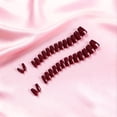 thumbnail image 3 of Uñas postizas adhesivas JOYVVEW rojo cereza corto cuadrado 30 piezas, 3 of 7
