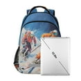 thumbnail image 7 of ALAZA Ski Skateboard Backpack Elementary School Bag Bookbag Travel Rucksack, 7 of 7