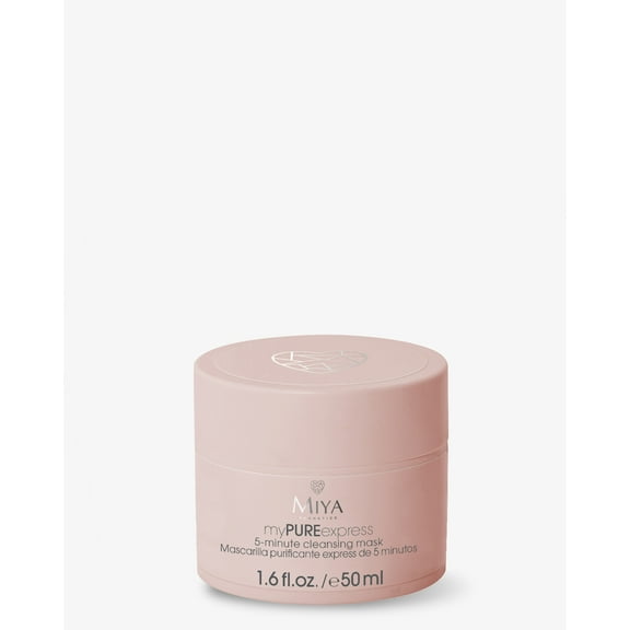 myPUREexpress 5-Minute Cleansing Mask with Pink & White Clay, 1.6 fl oz