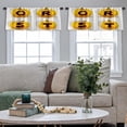 thumbnail image 5 of LALILO Kitchen Curtain Valance Sea Landscape Beach Turkey Rod Pocket Window Curtain 52"x 18" Set of 2, 5 of 7