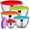 Colorful, variant on Black Stainless Steel Nesting Mixing Bowls with Lids 5-Piece Set for Cooking Baking Serving Storage