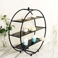 thumbnail image 5 of Efavormart 21" Matte Black Metal Tiered Cupcake Stand, 3 Tier Dessert Cupcake Holder Display Stand, 5 of 10