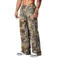thumbnail image 4 of Joggers for Men Camo Baggy Sweatpants Elastic Waist Open Bottom Casual Athletic Workout Pants with Pockets, 4 of 6