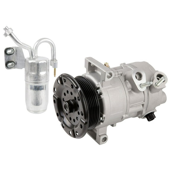 For Dodge Caliber & Jeep Compass Patriot 2008 AC Compressor w/ A/C Drier - BuyAutoParts