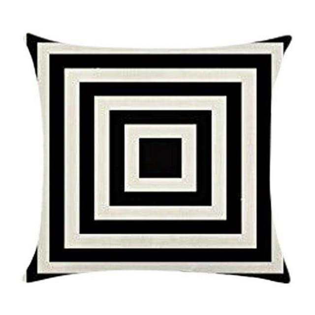 Dsscvnef Housse de Coussin Géométrique Moderne en Lin Boho Décoratif pour Canapé Lit Salon