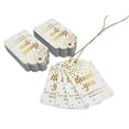 thumbnail image 3 of Inkdotpot Real Gold Foil ThankYou For Celebrating The Bride To Be Bridal Shower Tags Favor Hang Paper Tags 50 Pack, 3 of 6