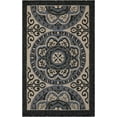 thumbnail image 2 of Nourison Caribbean Indoor/Outdoor Ivory/Charcoal 1'9" x 2'9" Area Rug, (2x3), 2 of 8