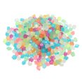 thumbnail image 1 of Unique Bargains 800pcs Glow Rocks 10-15mm Glow Pebbles Decoration in the Dark Luminous Stones Decor DIY Decorative Multicolored, 1 of 7