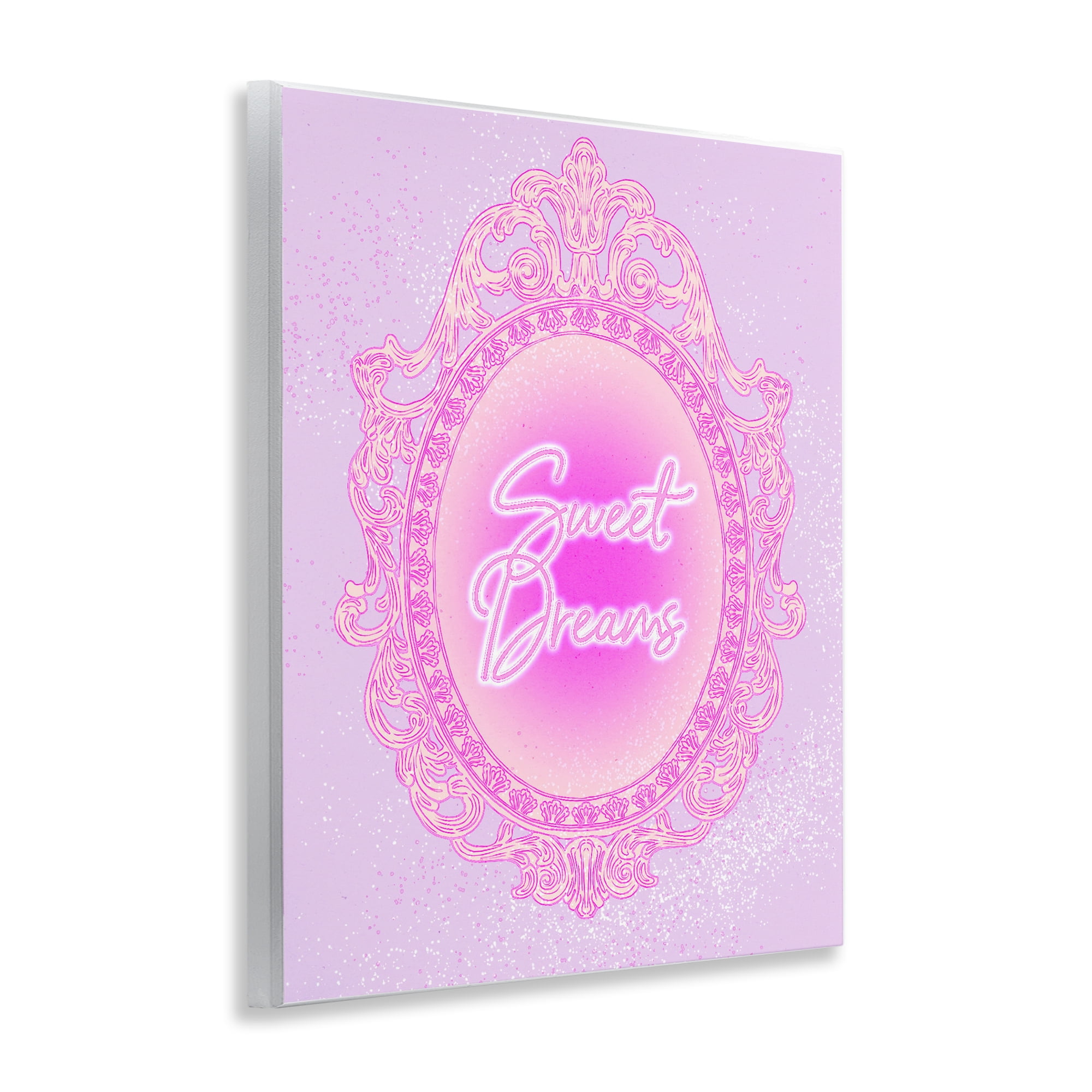 Stupell Industries Sweet Dreams Ornate Mirror Wall Plaque Art, design by Ziwei Li