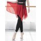 thumbnail image 3 of TFixol Leggings 2 en 1 para mujer Falda de gasa modal suave Danza delgada asimétrica, 3 of 8