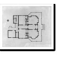 thumbnail image 2 of Historic Framed Print, [Architectural and mechanical drawings by students at Tuskegee Normal & Industrial Institute. W.S. Pittman. Floor plan], 17-7/8" x 21-7/8", 2 of 9