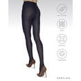 thumbnail image 6 of Melas Women's Melas Microfiber Opaque Control Top Tights - Womens - Female (S-M, Dark Navy), 6 of 12