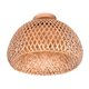 thumbnail image 2 of Lámpara de techo de montaje empotrada hecha a mano,Lámpara de Techo Colgante Empotrada de Bambú de Mimbre Y Ratán - 30x18cm Los 30x18cm Sunnimix luz de techo empotrada, 2 of 8