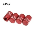 thumbnail image 6 of Motoforti Universal Tire Valve Stem Caps Car Accessories Aluminum Alloy Red 4pcs, 6 of 6
