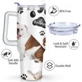 thumbnail image 3 of Insulated Dog Lover Tumbler for Women - 40oz Leakproof Travel Mug with Handle & Straw - Cute Puppy Gift Coffee Cup, 3 of 7