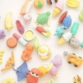 thumbnail image 4 of Mini lápiz de borrar para niños, rompecabezas 3D con forma de animal, 100 unidades, juego a granel, 4 of 9