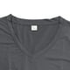 thumbnail image 5 of Camisas Elvqul para Hombre Gym Gris Oscuro sin Estampado Manga Corta Casuales Cuello en V, 5 of 7
