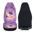 thumbnail image 6 of XYZCANDO Car Seat Covers Butterfly and Moon Pattern 2 Piece Car Front Seat Covers Waterproof SUV Auto Truck Washable Auto Accessories Car Front Seat Cover Set, 6 of 10