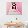 thumbnail image 2 of Nawypu Bible Verses Canvas Wall Art I am the Daughter of a King Prints Framed Watercolor Christian Paintings Artwork Ready to Hang Home Girl Nursery Decor 15x11.5 Inches, 2 of 4