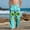 Green, variant on SGFCWSX Boys Pants Elastic Waist Loose Fit Graphic Print Soft Lounge Pants for Kids Yellow Size 8 Years