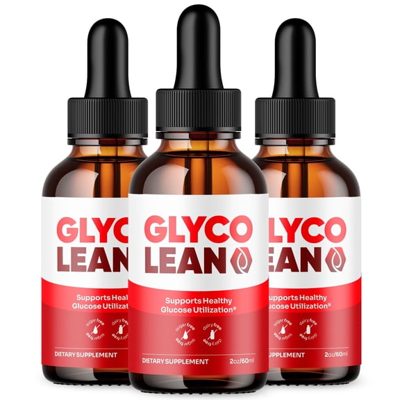 Glyco Lean Advanced Formula Drops Natural Support Supplement GlycoLean 90 Servings