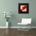 thumbnail image 3 of Trademark Fine Art "Coquelicots Rouge II" Canvas Art by Color Bakery Black Matte, Wood Frame, 3 of 4