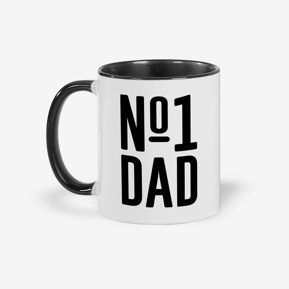Personalization Mall Squared Initial 11 oz. Black Coffee Mug