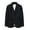 Black, variant on Horkkom Blazer for Men Classic Fit Suit Jacket Button Cotton Blazer Plus Size Lightweight Jackets Casual Stylish Sport Jackets