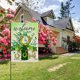 thumbnail image 4 of Decoraciones para el Día de San Patricio, Accesorios para el Día de San Patricio, Regalos para el Día de San Patricio. Bandera de jardín de doble cara con diseño de "Feliz Día de San Patricio", bander, 4 of 6