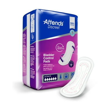 Attends Discreet Women's Ultimate Pads, Case of 200