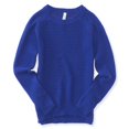 thumbnail image 2 of Aeropostale suéter de punto suelto para mujer, azul, extragrande Aeropostale Pull-over, 2 of 2